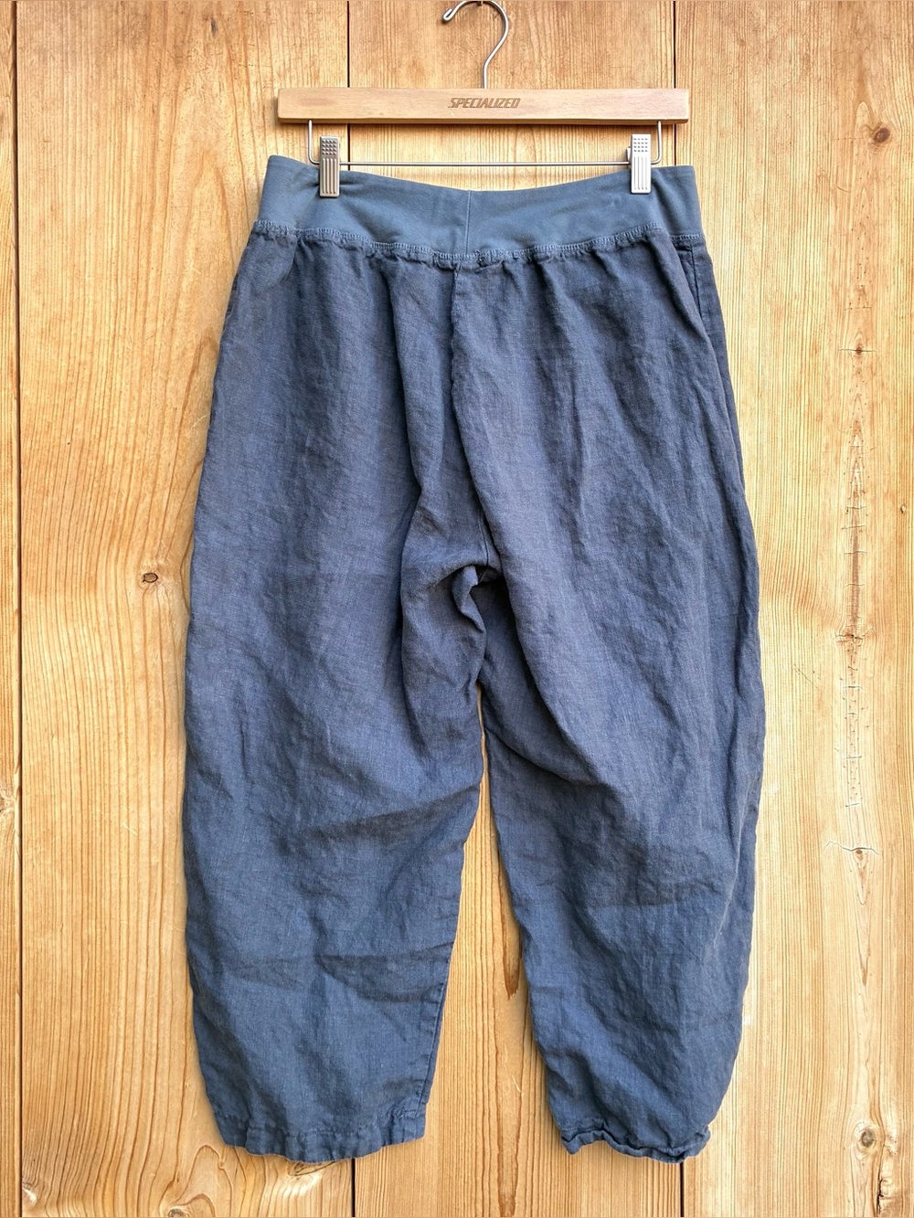 Cut Loose Gray Wide Leg Linen Pants Sz Medium - Picture 5 of 5